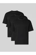 Koszulki męskie - T-shirt o luźnym kroju z mieszanki bawełny w zestawie 3 szt. model LOOSEOSCAR - Selected Homme - miniaturka - grafika 1