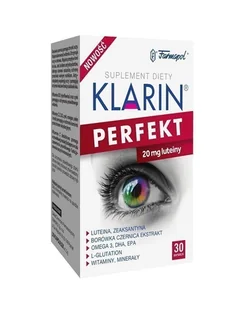 Farmapol ZAKŁAD CHEMICZNO-FARMACEUTYCZNY &quot quo Klarin Perfekt 30 Kapsułek - Wzrok i słuch - miniaturka - grafika 1