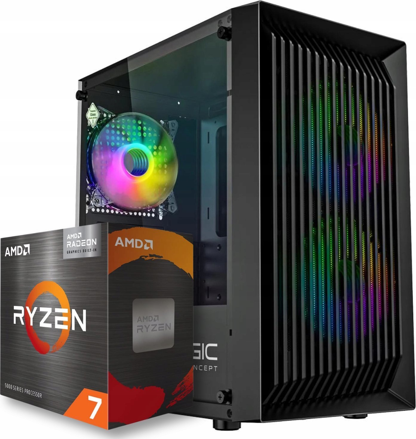 Komputer BSG Venom V1 AMD Ryzen 7 32GB DDR4 1000GB SSD Windows 11