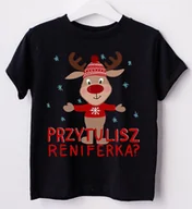 Koszulki dla dziewczynek - Koszulka dla dziecka na mikołajki i święta - miniaturka - grafika 1