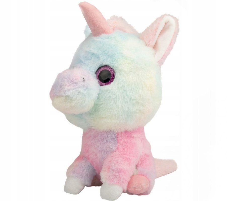 MASKOTKA PLUSZAK PRZYTULANKA ZABAWKA DLA DZIECI JEDNOROŻEC DUŻY NA PREZENT