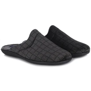 Pantofle męskie hiszpańskie Neles 18721 GRIS R.45 - Kapcie męskie - miniaturka - grafika 1