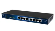 Huby USB - ALLNET 112533 Zarządzany L2 Gigabit Ethernet (10/100/1000) Czarny - miniaturka - grafika 1