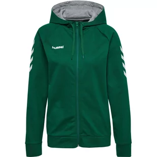Bluza z kapturem do piłki ręcznej damska Hummel Go Cotton Zip Hoodie Woman - Piłka ręczna - miniaturka - grafika 1