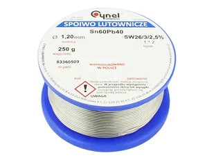 0.25 Kg Cyna 1,20/250G/Spoiwo Lc60-Sw26 (1Ph) - Akcesoria do lutowania - miniaturka - grafika 1