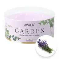 Świece - Relaksująca Świeca Ogrodowa Sojowa w Puszce o Zapachu Lawendy - miniaturka - grafika 1