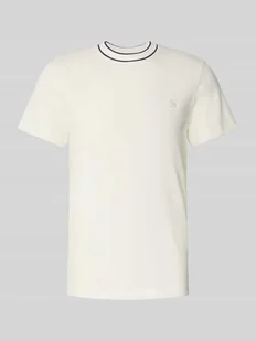 T-shirt o kroju regular fit z mieszanki bawełny - Koszulki męskie - miniaturka - grafika 1