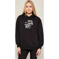 Bluzy damskie - Karl Lagerfeld Bluza ikon rs duo Loose fit - miniaturka - grafika 1