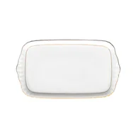 Tace i patery - CHODZIEŻ IWONA TACA DO CIASTA 33 ZŁOTY PASEK B014 - miniaturka - grafika 1