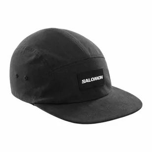 Czapka Salomon Five Panel Deep Black - Czapki i chusty sportowe damskie - miniaturka - grafika 1