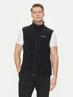 Odzież trekkingowa męska - Columbia Kamizelka Fast Trek™ 1460001 Czarny Regular Fit - miniaturka - grafika 1