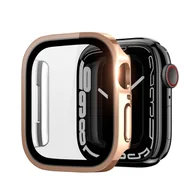 Akcesoria do smartwatchy - Dux Ducis Hamo etui do Watch 7 45mm metaliczny pokrowiec na zegarek różowy - miniaturka - grafika 1