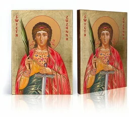 Ikona religijna Święta Zuzanna - Ikony i obrazy sakralne - miniaturka - grafika 1
