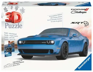 Puzzle 3D RAVENSBURGER Dodge Challenger SRT Hellcat Redeye Widebody (108 elementów) - Puzzle - miniaturka - grafika 2