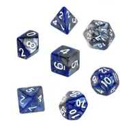 Akcesoria do gier planszowych - Rebel Komplet kości Rpg - Dwukolorowe - miniaturka - grafika 1