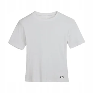 Koszulka damska adidas Y-3 Fitted SS Tee elastyczna 100% bawełna roz. XS - Koszulki i topy damskie - miniaturka - grafika 1