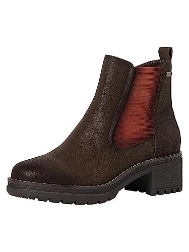 Jana Damskie buty Softline 8-26460-41, wygodne, szerokie buty, wodoodporne, antypoślizgowe, profilowana podeszwa Chelsea, mocca, rozmiar 37 EU, Mocca, 37 EU Weit