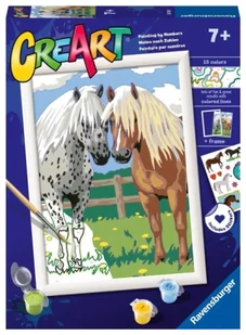 CreArt dla dzieci: Szczęśliwe konie - Ravensburger - Zabawki kreatywne - miniaturka - grafika 1