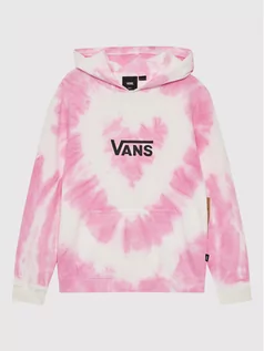 Bluzy dla chłopców - Vans Bluza Tie Dye Heart VN0A7RRR Różowy Regular Fit - grafika 1