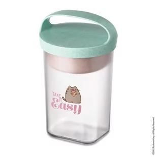 Pojemnik śniadaniowy BUDDY, KOTEK PUSHEEN TAKE IT EASY, 700 ml, KOZIOL - Lunch boxy - miniaturka - grafika 1