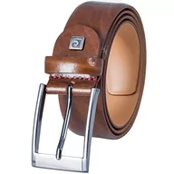 Paski - Pierre Cardin Skórzany pasek męski, pasek do garnituru, szerokość 35 mm, męski pasek ze skóry bydlęcej, koniak, brązowy, Bundweite 85 cm Gesamtlänge 100 cm W 33.5 M - miniaturka - grafika 1