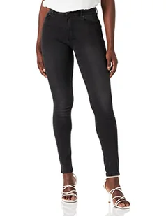 Naf Naf Damskie spodnie Gpower Skinny, Black Stone, 34 - Spodnie damskie - miniaturka - grafika 1