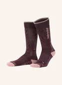Skarpetki damskie - Icebreaker Skarpety Narciarskie Ski + Medium Otc braun - miniaturka - grafika 1
