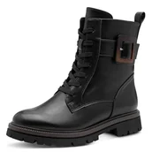 Kozaki damskie - Marco Tozzi Damskie 2-25244-45 modne kozaki, Black Nappa, 41 EU, Czarna papka, 41 EU - miniaturka - grafika 1