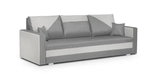 Kanapa sofa 3 os z funkcją spania ASTO1 szara/krem - Sofy i kanapy - miniaturka - grafika 1