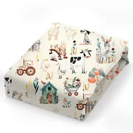 Prześcieradła dla dzieci - Prześcieradło Bawełna Naturalna 90x200 Łóżko Dziecko Alergik - miniaturka - grafika 1