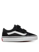 Buty dla dziewczynek - Vans Tenisówki Old Skool V VN000VHE6BT Czarny - miniaturka - grafika 1