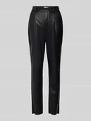 Spodnie damskie - Spodnie z imitacji skóry model ‘DAGMAR’ - miniaturka - grafika 1