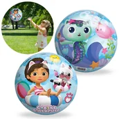 Piłki dla dzieci - Koci Domek Gabi Gumowa piłka 23 cm, lekka, PLAŻOWA, DO GRANIA, DO ZABAWY10m+ - miniaturka - grafika 1