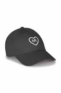Czapki dla dzieci - Michael Kors czapka bawełniana dziecięca kolor czarny z aplikacją - miniaturka - grafika 1