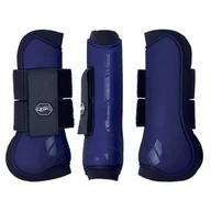 Akcesoria jeździeckie - Ochraniacze QHP Tendon Navy Full - miniaturka - grafika 1