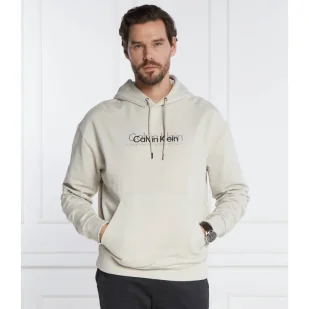 Calvin Klein Bluza DOUBLE FLOCK LOGO | Regular Fit - Bluzy męskie - miniaturka - grafika 1