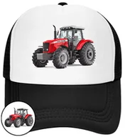 Czapki i chusty sportowe męskie - CZAPKA Z DASZKIEM TRAKTOR TRAKTORY DLA DZIECI CZARNA BEJSBOLÓWKA - miniaturka - grafika 1