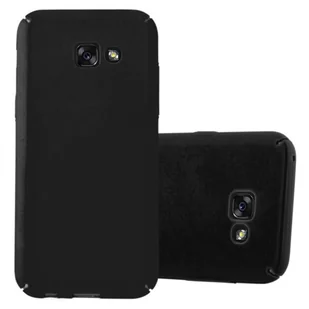 Samsung Galaxy A5 (7) 2017 Hard-Case na poduszkę w modelu Metallic czarnym firmy cadorabo Metallic-Look Matte Ultra cienkie Slim wzór TPU etui ochronne etui pokrowiec bumper Back Case Cover DE-112197 - Etui i futerały do telefonów - miniaturka - grafika 1
