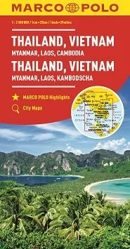 Tajlandia Wietnam Birma Laos Kambodża - MARCO POLO