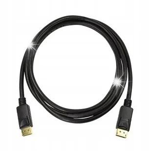 Kabel Techly DisplayPort 1.4 8K DP-DP M/M 2m czarny - Kable komputerowe i do monitorów - miniaturka - grafika 1