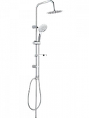 Zestawy prysznicowe - LAVEO PL2 20OX FINO Kolumna natryskowa Długość drążka: 950 mm Wysokość: 1000 mm Szerokość: 200 mm Głębokość: 430 mm Wymiar słuchawki: ? 125 mm Długość węża: 1500 mm Wykończenie: chrom - miniaturka - grafika 1
