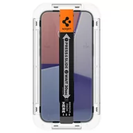 Pozostałe akcesoria do telefonów - Spigen GLAS.TR EZ FIT Privacy - Szkło hartowane z filtrem prywatyzującym do iPhone 15 Pro 2 szt - miniaturka - grafika 1