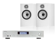 Zestawy stereo - Rotel A14 MKII (srebrny) + 606 S3 (biały) - miniaturka - grafika 1