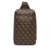 Torby męskie - Saszetka Guess HMMILO P5226 Brązowy - miniaturka - grafika 1