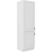 Szafki kuchenne - Szafka Dolna Wysoka Słupek 60 DK-210 2F Stilo Biały Mat Stolarz Lempert Biały Mat - miniaturka - grafika 1