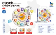 Zabawki interaktywne dla dzieci - Kolorowy dla Dzieci Zegar w Różnych Kształtach - miniaturka - grafika 1