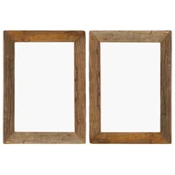 Ramki na zdjęcia - NA vidaXL Ramki zdjęcia, 2 szt., 40x50 cm, drewno z odzysku i szkło vidaXL - miniaturka - grafika 1