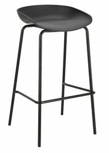 Nowoczesny czarny hoker loftowy B6-C54 - Taborety i hokery Nowoczesny czarny hoker loftowy B6-C54 - Taborety i hokery - miniaturka - grafika 1