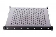 Akcesoria do szaf serwerowych - Sabaj-System Półka do szaf rack 19" 1U Głębokość 400mm Nośność 20kg Uchwyt z tyłu Czarna 19-0153C 19-0153C - miniaturka - grafika 1