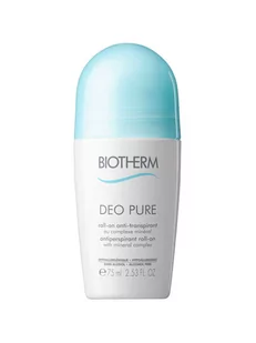 Biotherm Deo Pure Roll-on Anti-prespirant,Antyperspiracyjny dezodorant w kulce z aktywnym kompleksem mineralnym 75ml - Dezodoranty i antyperspiranty dla kobiet - miniaturka - grafika 1